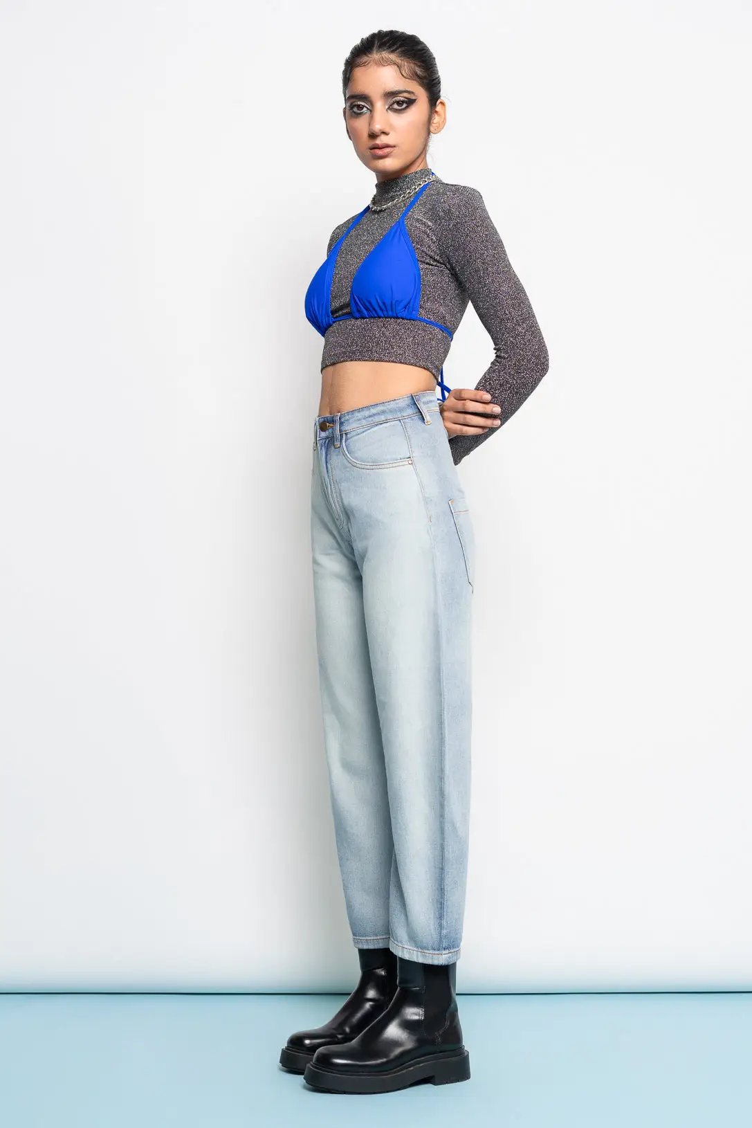 Ice wash Baggy Jeans