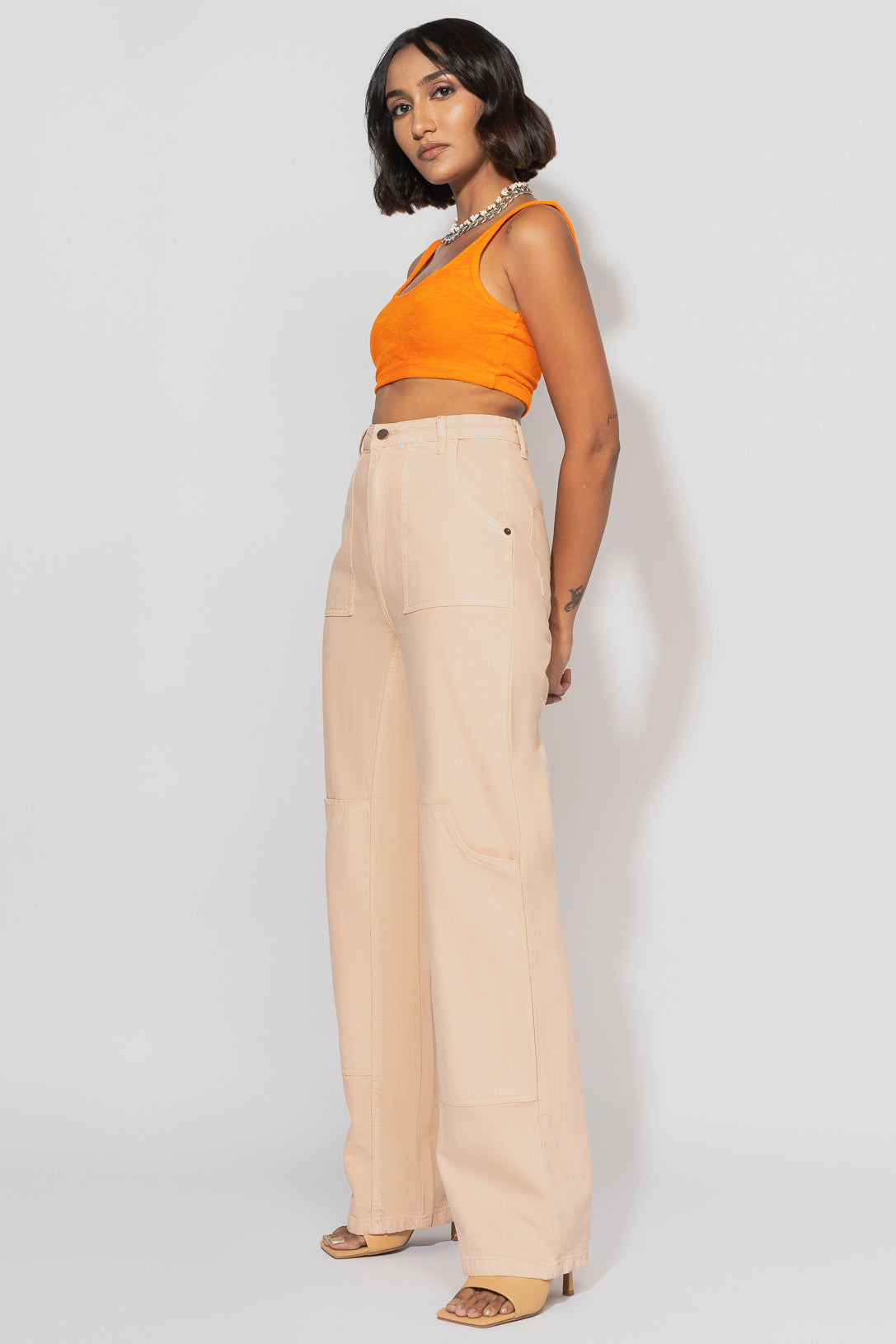 LIGHT TAUPE COMBAT PANTS
