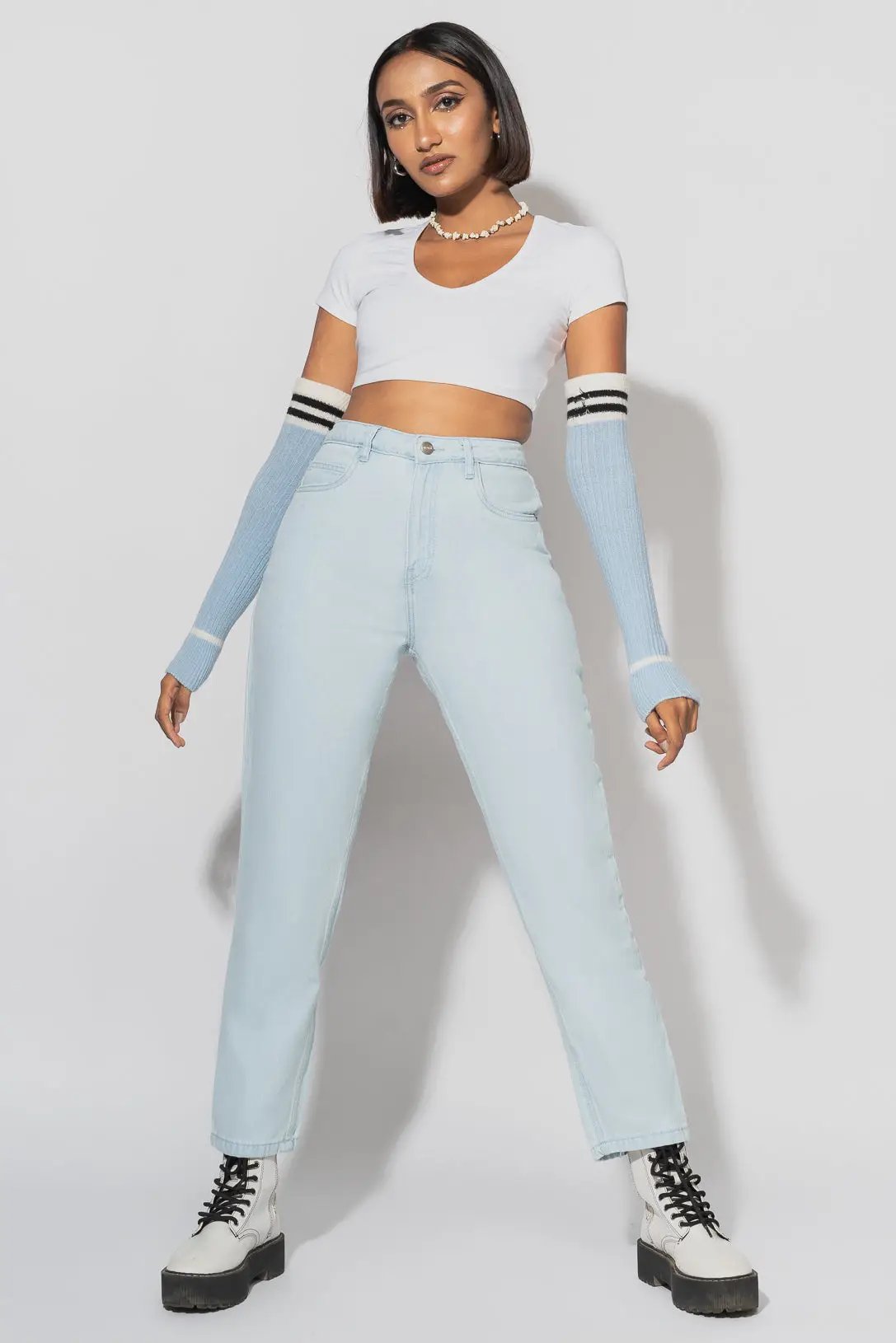 Light Blue Women's Regular Jeans