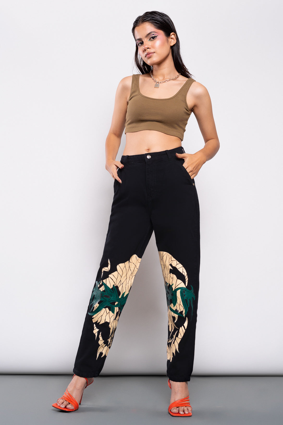 LIFE AND DEATH SLOUCHY JEANS