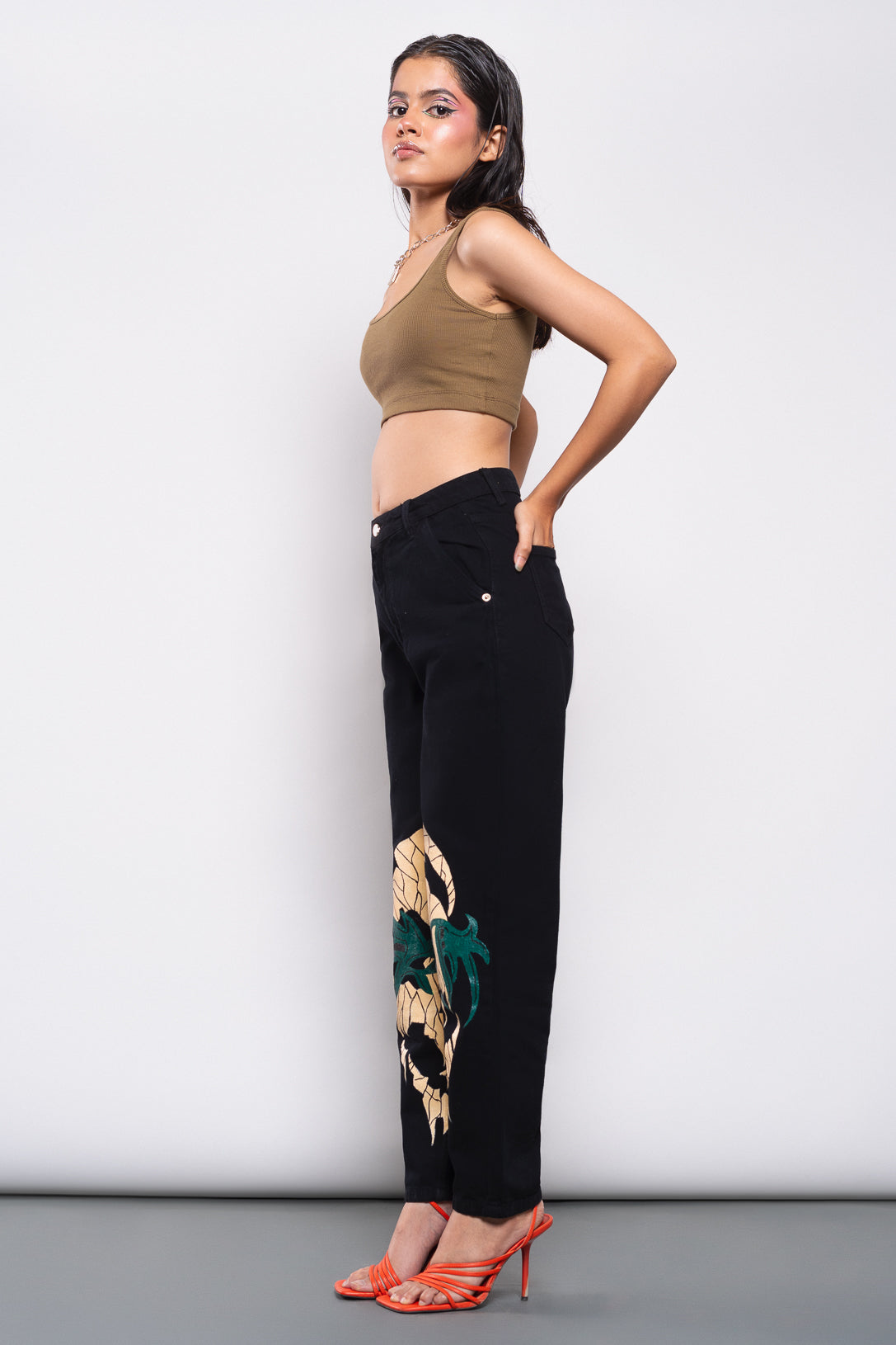 LIFE AND DEATH SLOUCHY JEANS