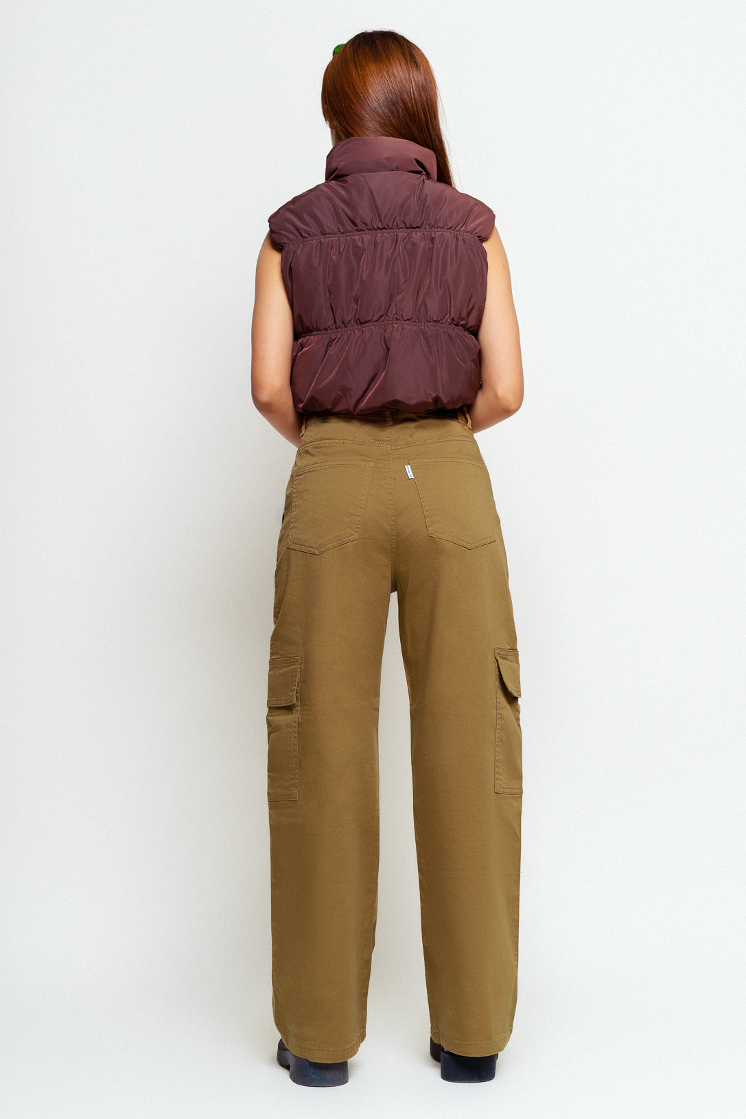dark sepia cargo jeans