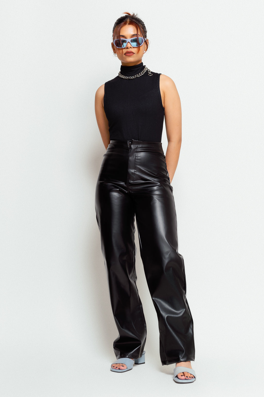 These Are the Best HighStreet Leather Trousers  Who What Wear UK
