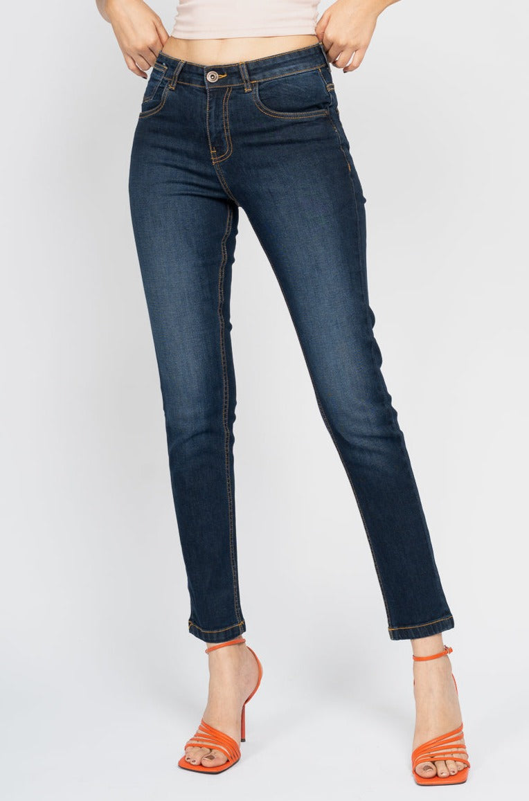 Stone washed slim Jeans