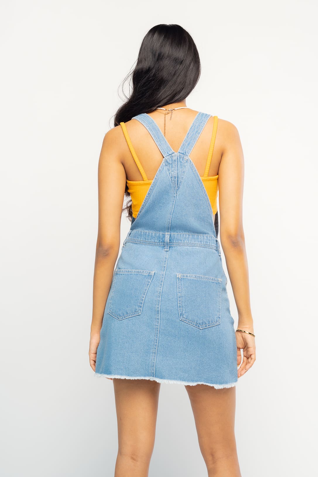 Buy PepTrends Women's Mini Dungaree (JS16148BL_X-Small_Blue_X-Small) at  Amazon.in