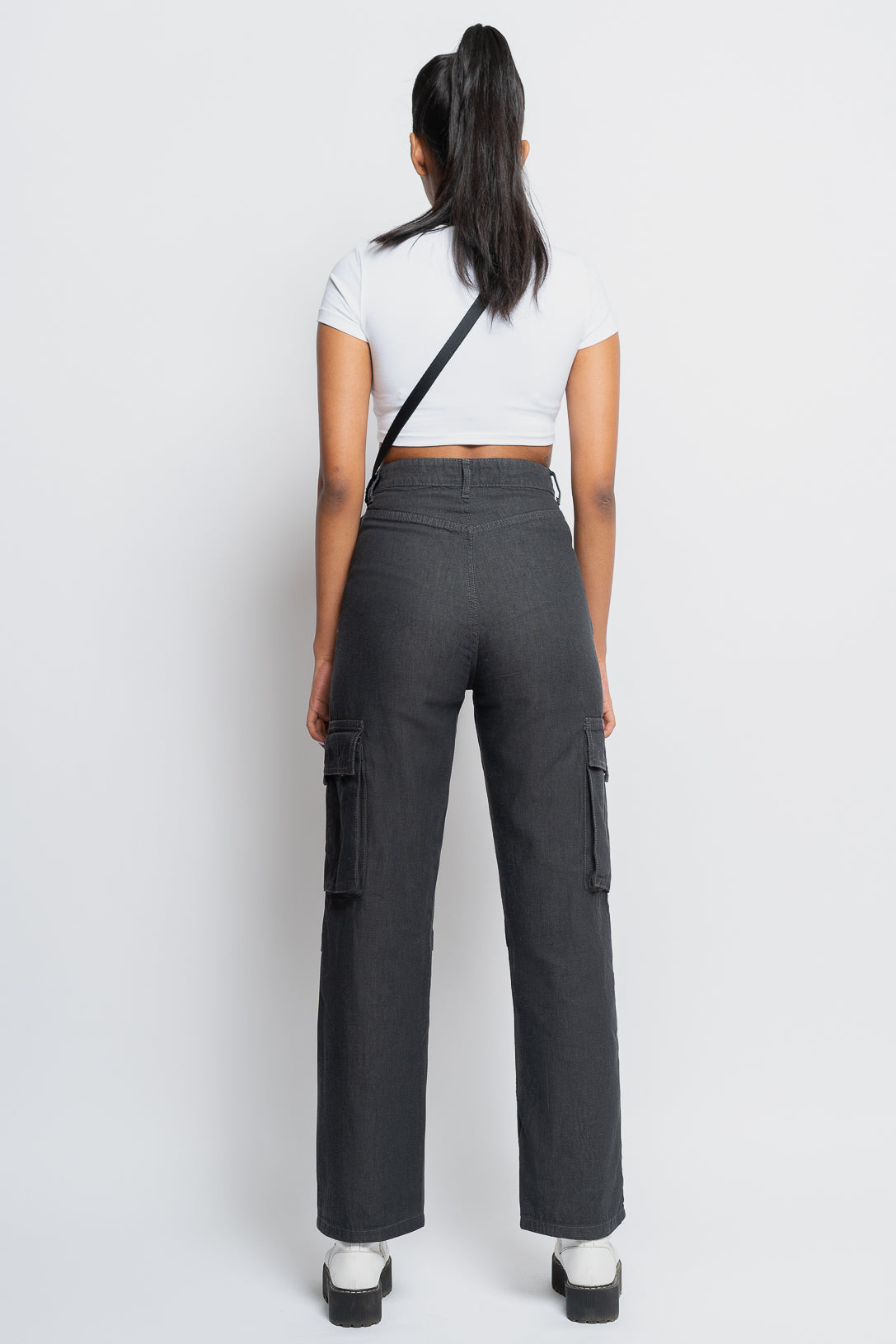GREY UTILITY PANTS