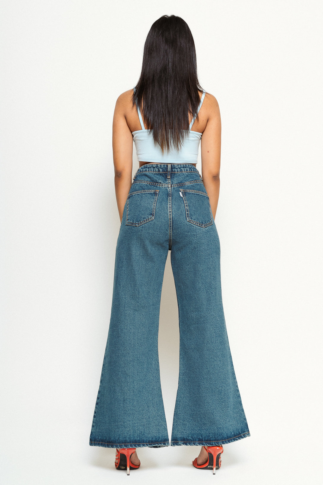 OLD SPICED FLARE JEANS